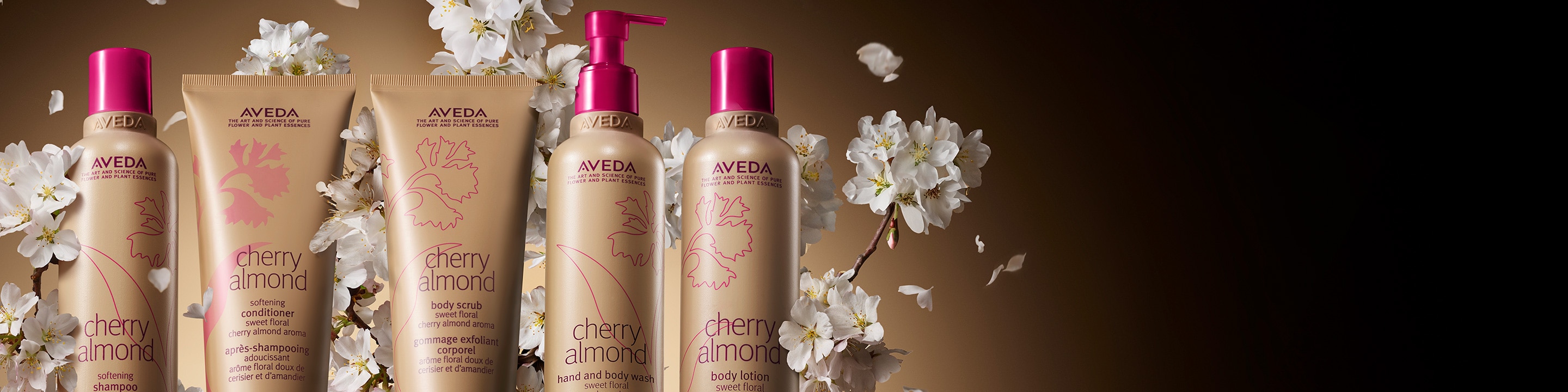 Cherry Almond Collection featuring new body scrub