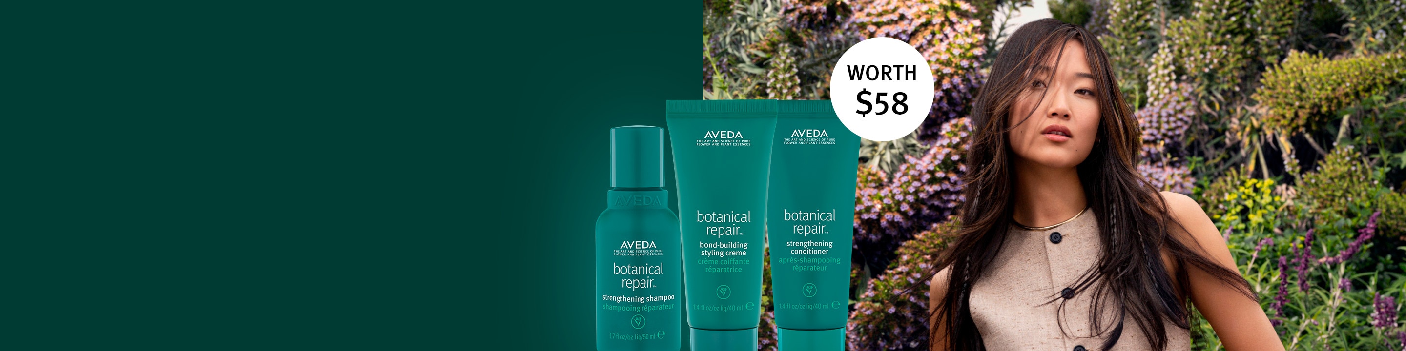 Receive your 3-piece botanical repair™ gift free with $150+ purchases