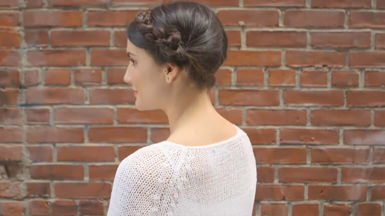 Click on video demonstrate about Hair styling - Cute Crown Braid