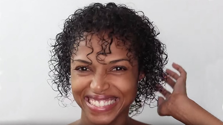 Click on video demonstrate about Hair styling for coily hair