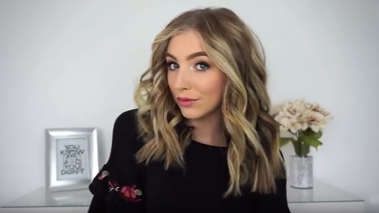 Click on video demonstrate about Hair styling - Long, Loose, Volumized Curls